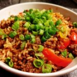 beef pepper rice bowl