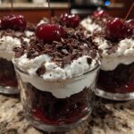 black forest dessert cups