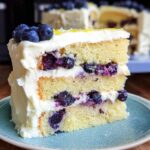 blueberry lemon mascarpone cake