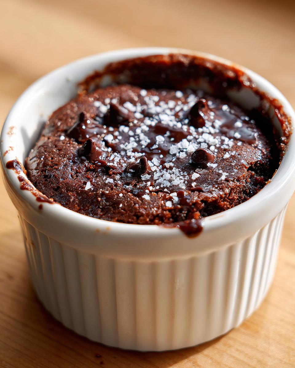 brownie baked oatmeal - detail 1