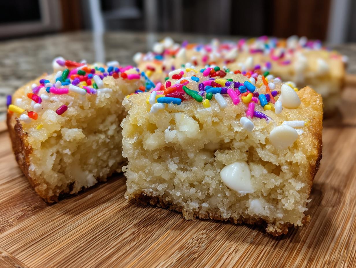 Amazing 1-bowl cake batter blondies secret