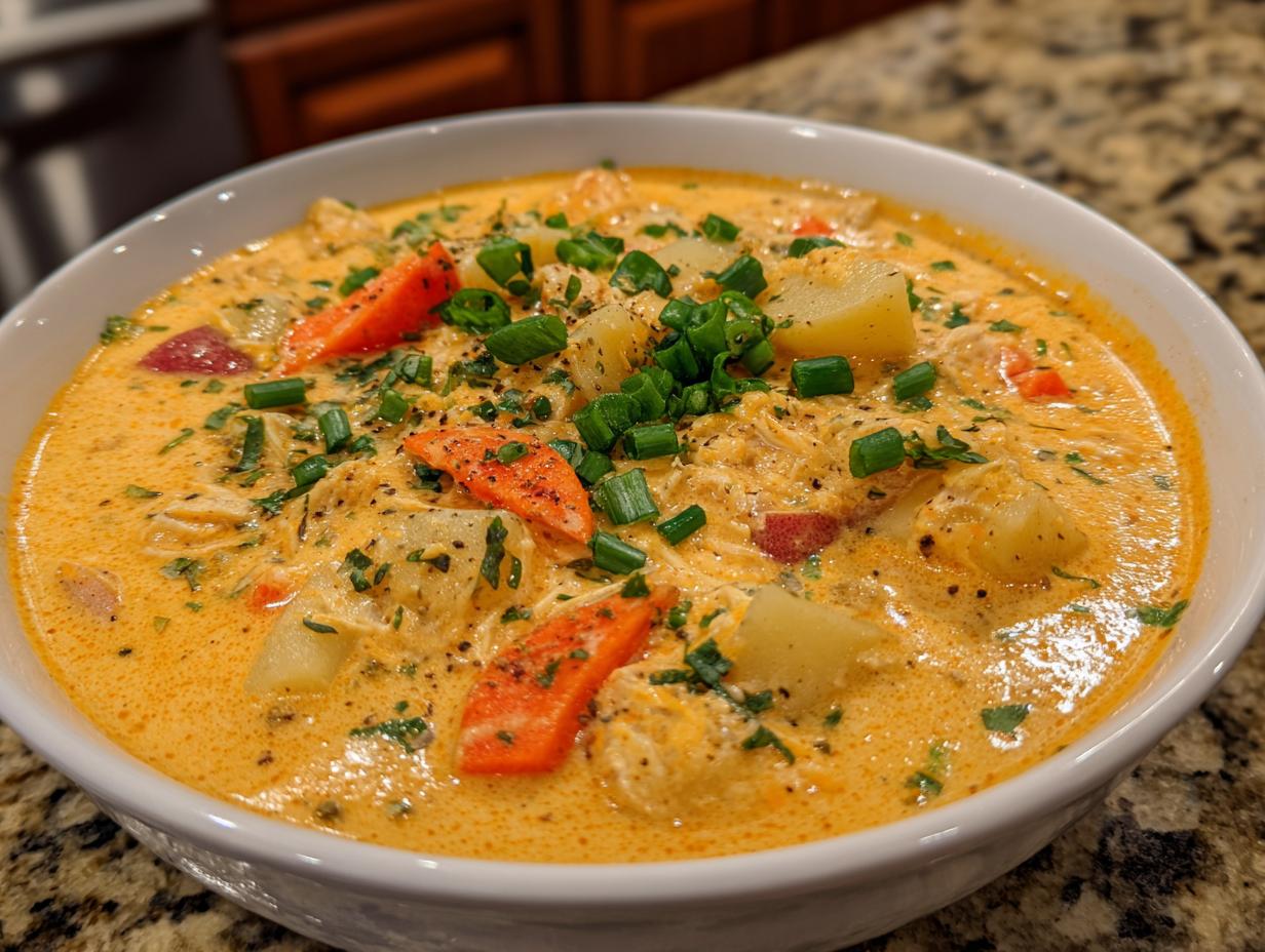 Amazing 1-hour cheddar potato soup success
