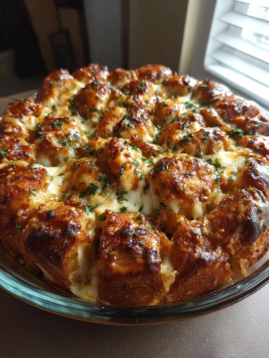 cheesy Hawaiian roll garlic bread - detail 2