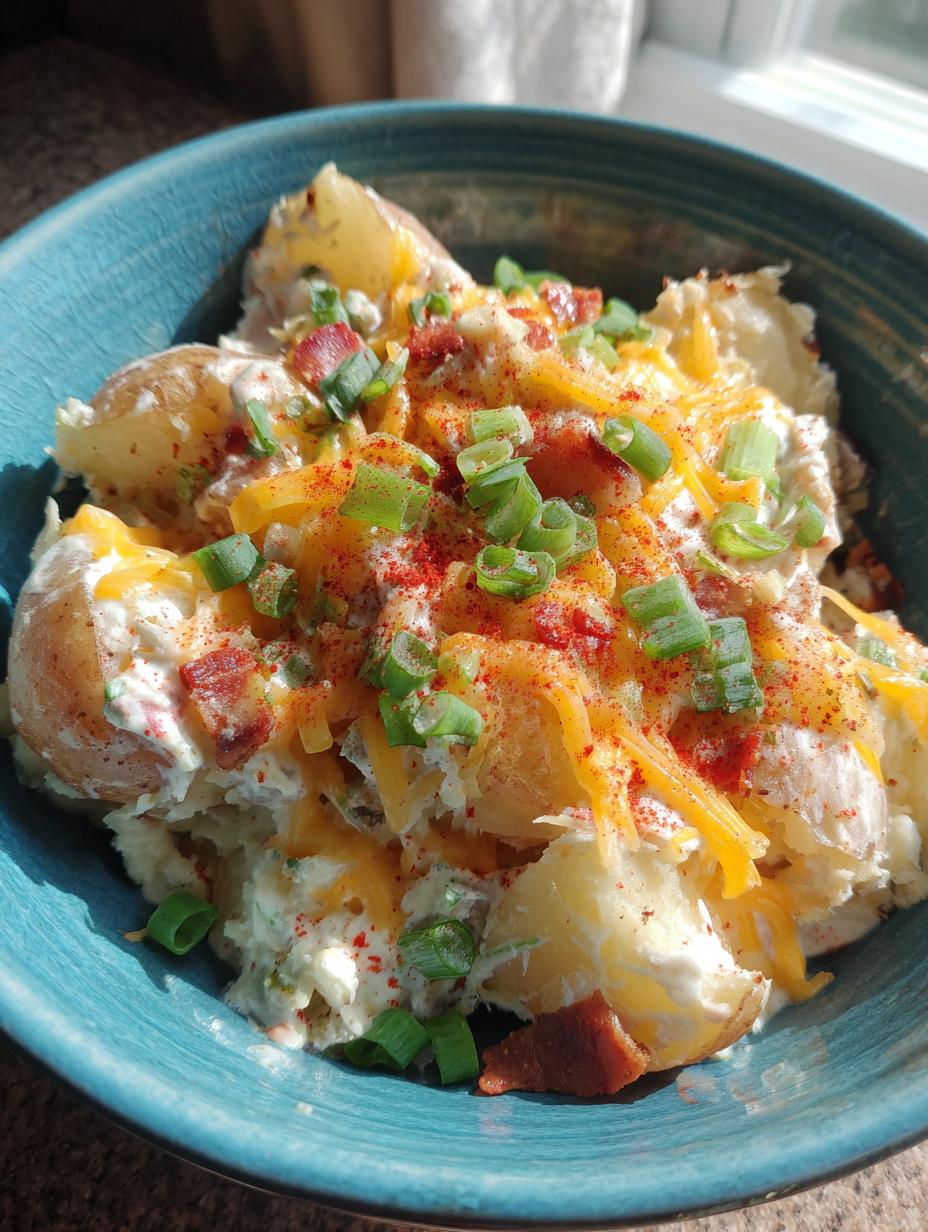 cheesy red potatoes - detail 2