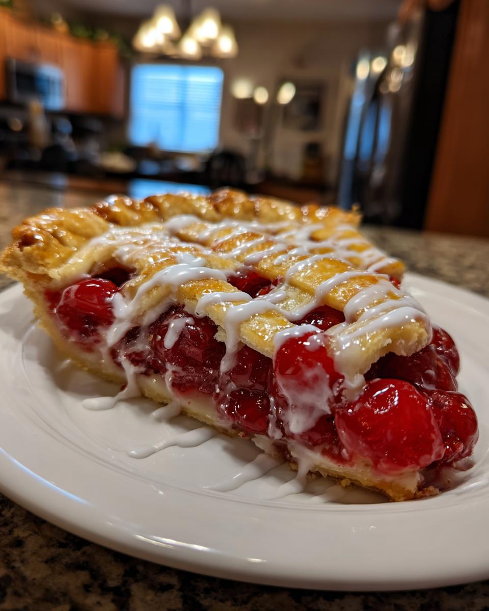 cherry slab pie - detail 1