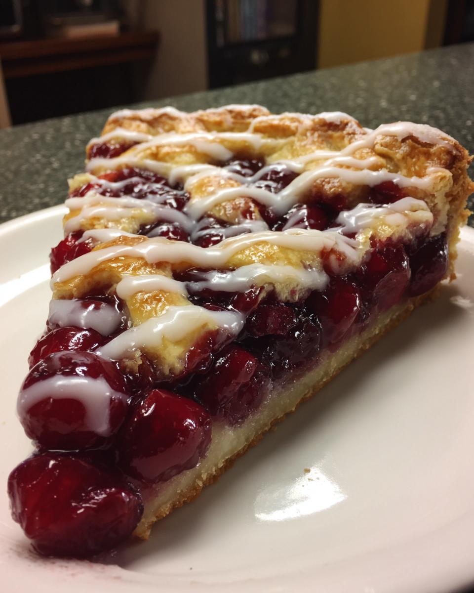 cherry slab pie - detail 2