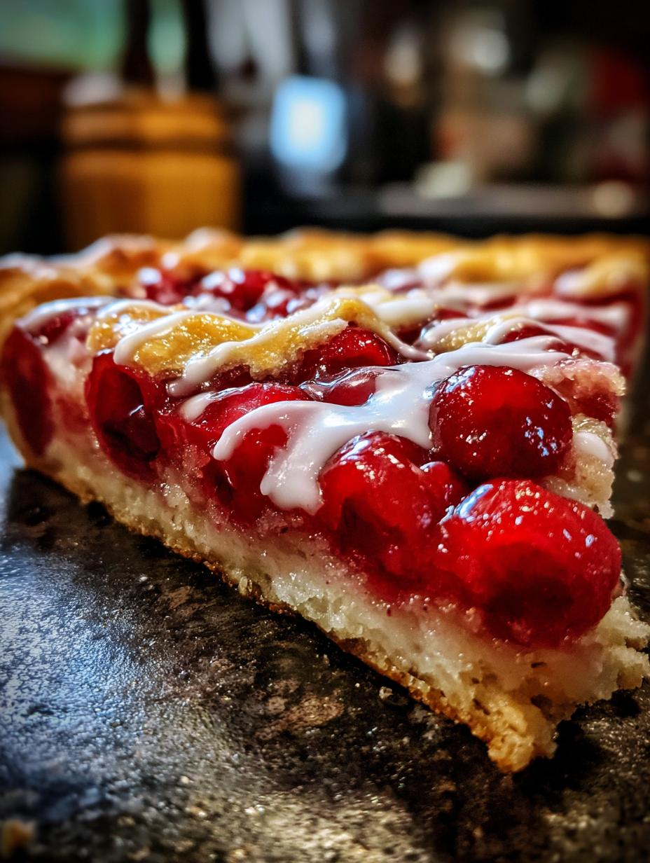 cherry slab pie - detail 3