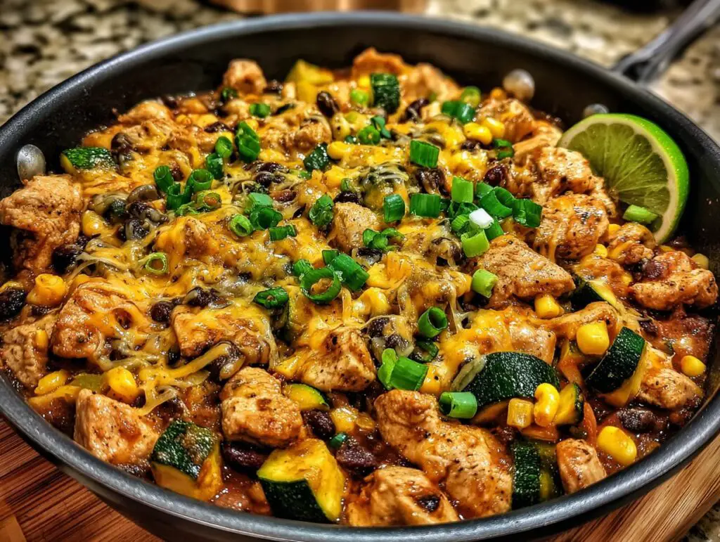 chicken and zucchini skillet