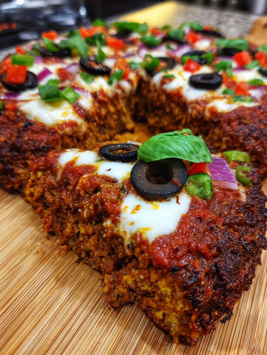 chicken crust pizza - detail 2