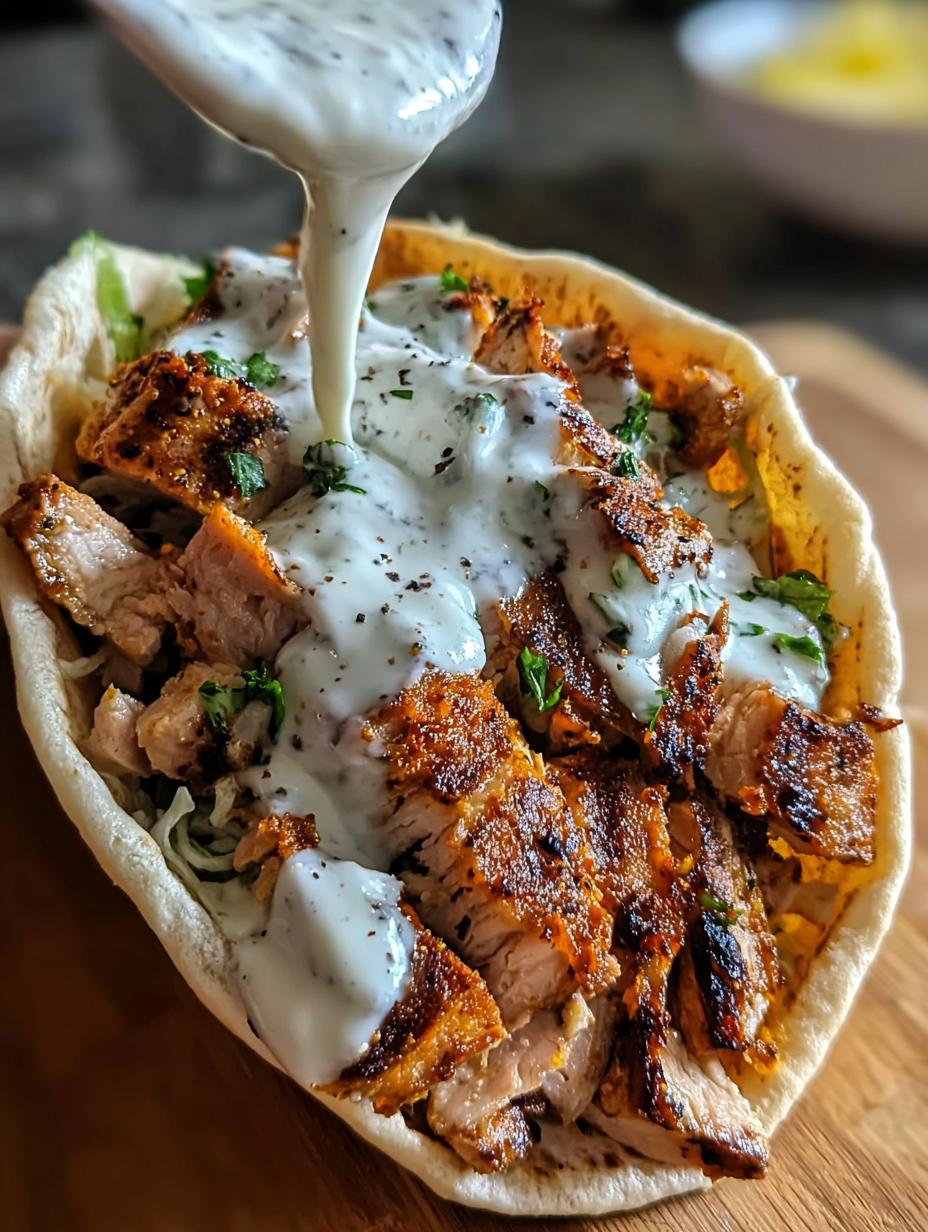 chicken shawarma - detail 2