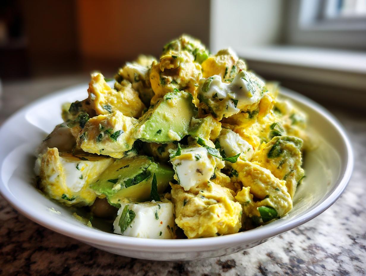 Amazing 15-Min chickpea feta avocado salad