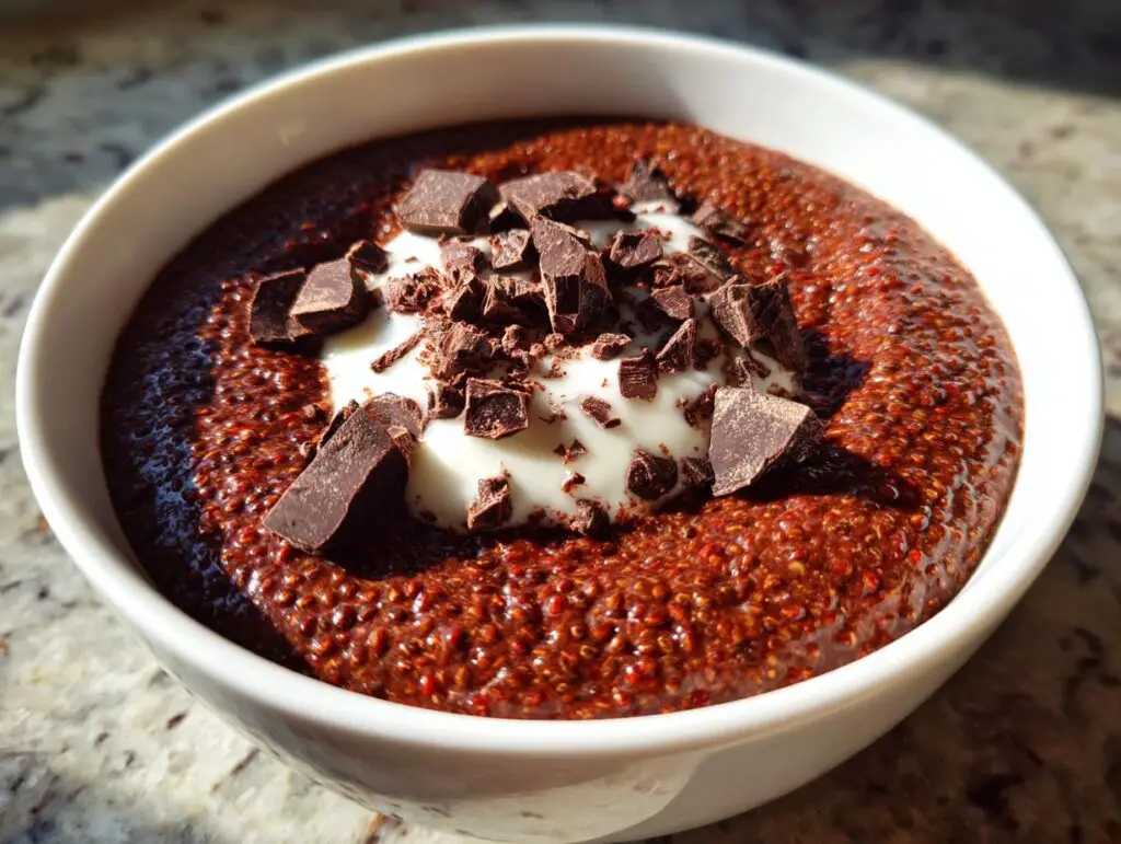 chocolate chia pudding