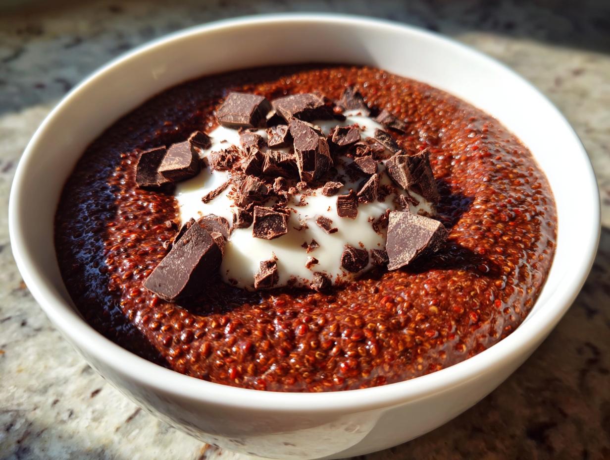 Amazing chocolate chia pudding in 5 minutes