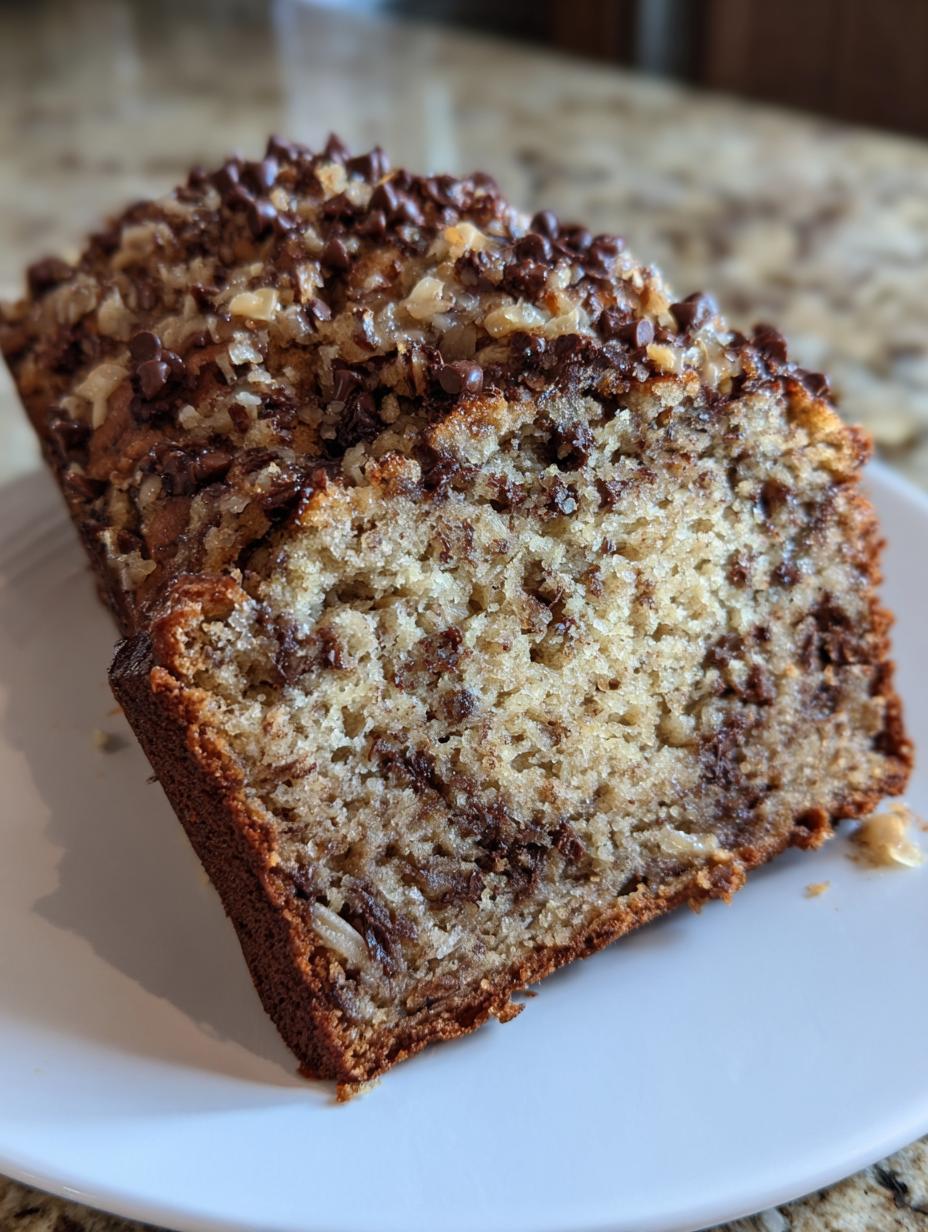 chocolate chip banana bread - detail 2