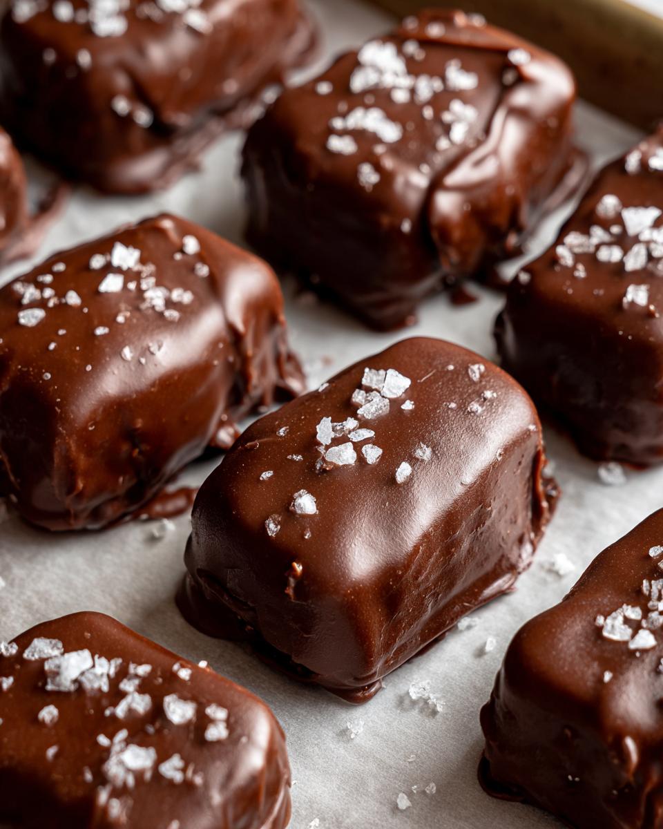 Divine chocolate date caramels in 1 easy batch 4 chocolate date caramels - detail 1
