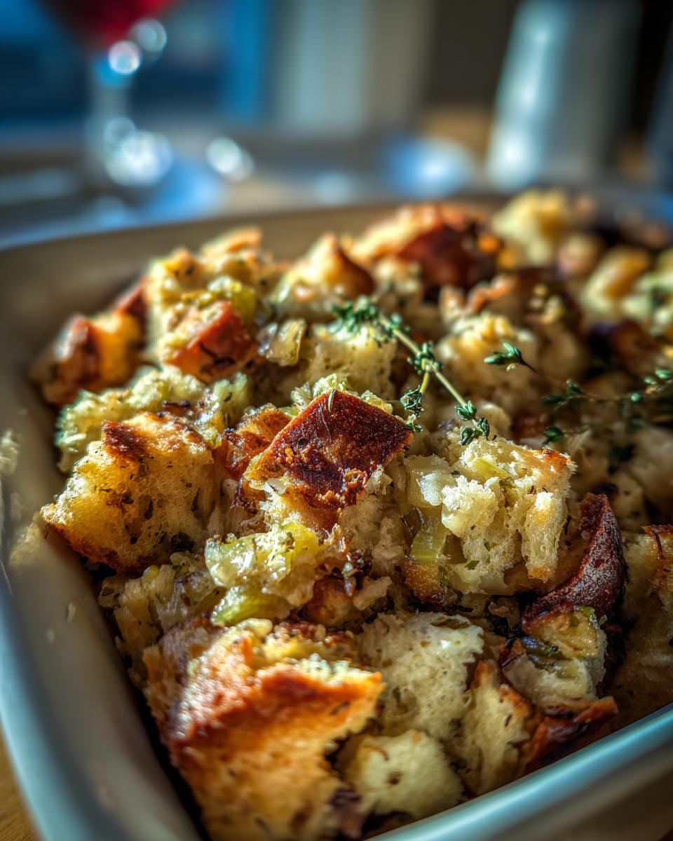classic bread stuffing - detail 1