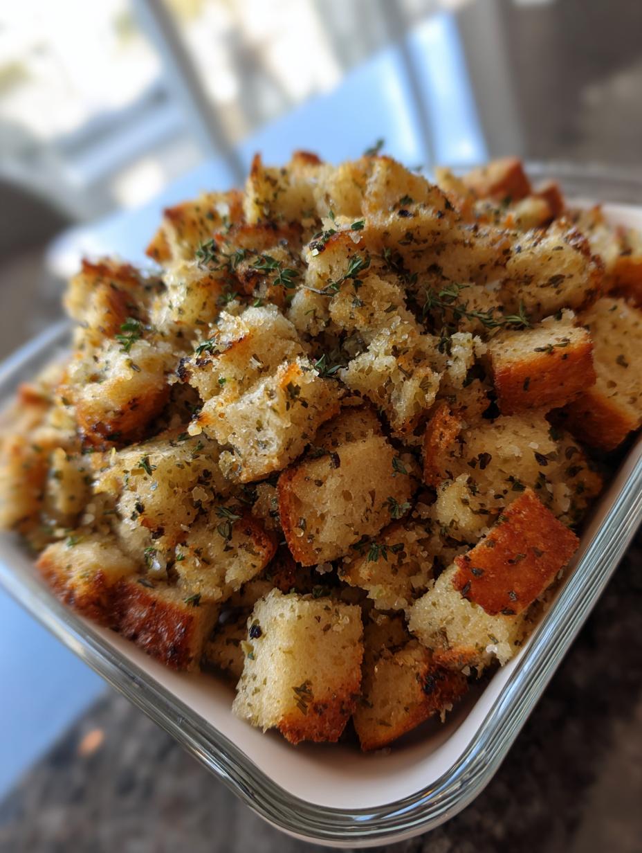 classic bread stuffing - detail 2