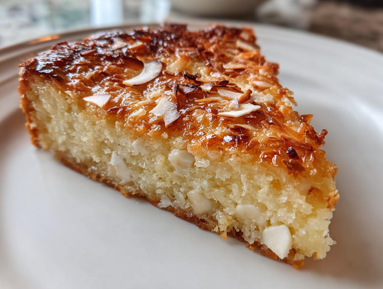 Astonishing coconut macadamia pie: 1 secret trick