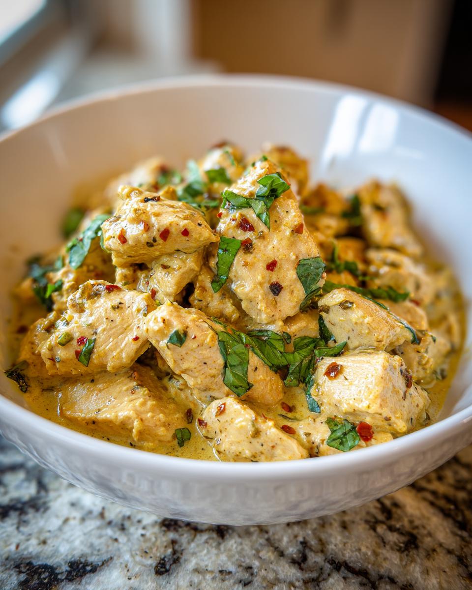 coconut milk chicken - detail 1