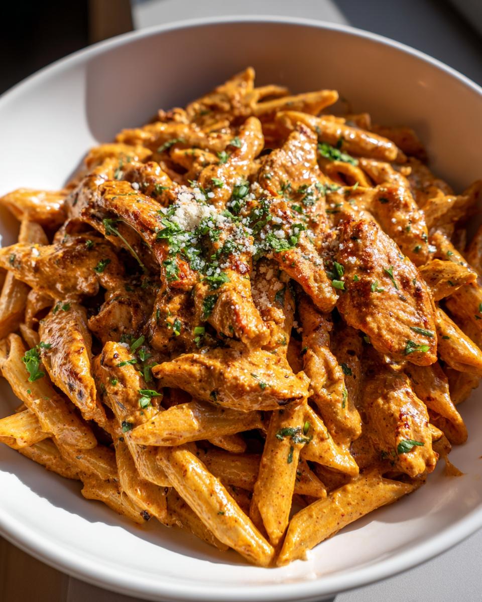 cowboy butter chicken pasta - detail 1