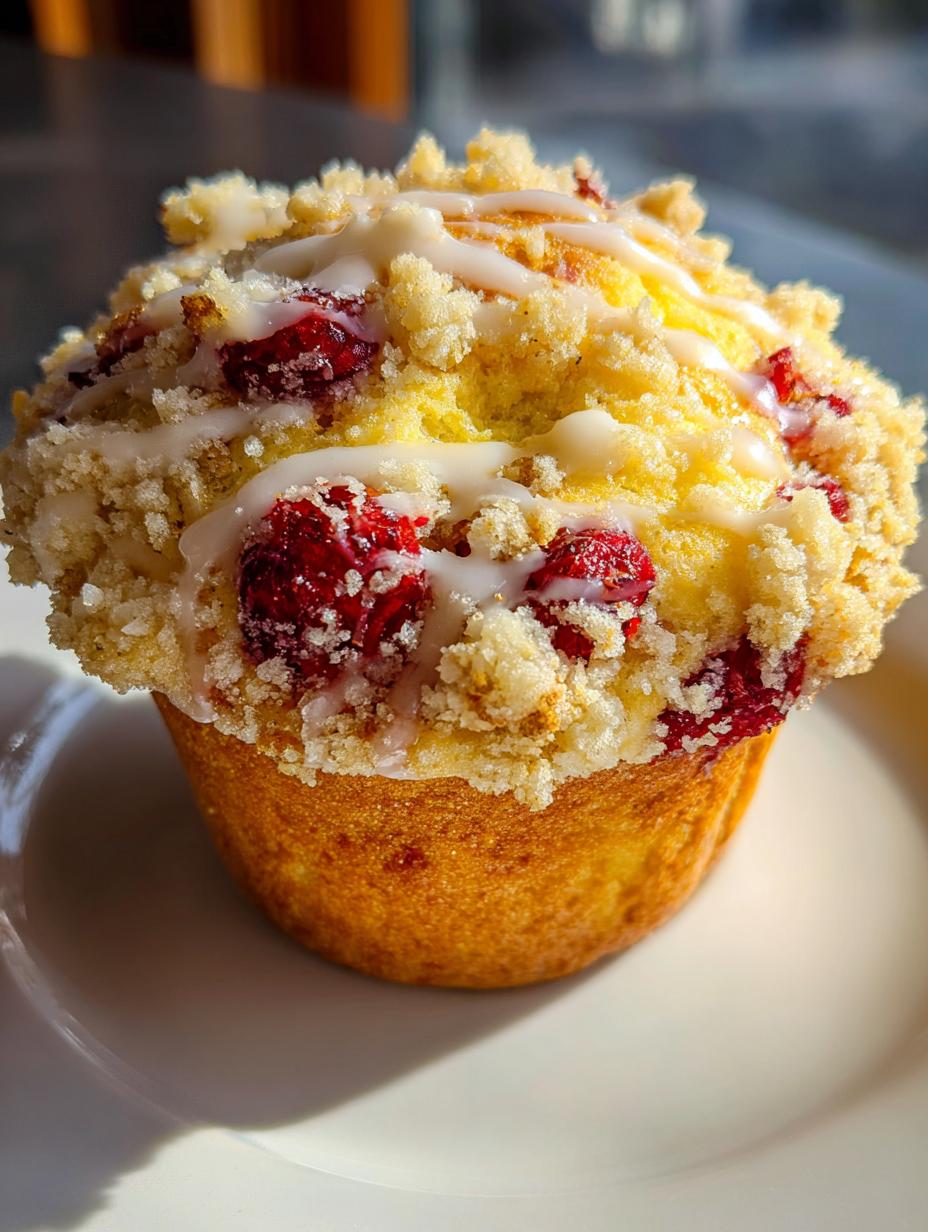 cranberry orange muffins - detail 2