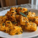 creamy butternut squash gnocchi with sausage