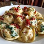 creamy tuscan ravioli
