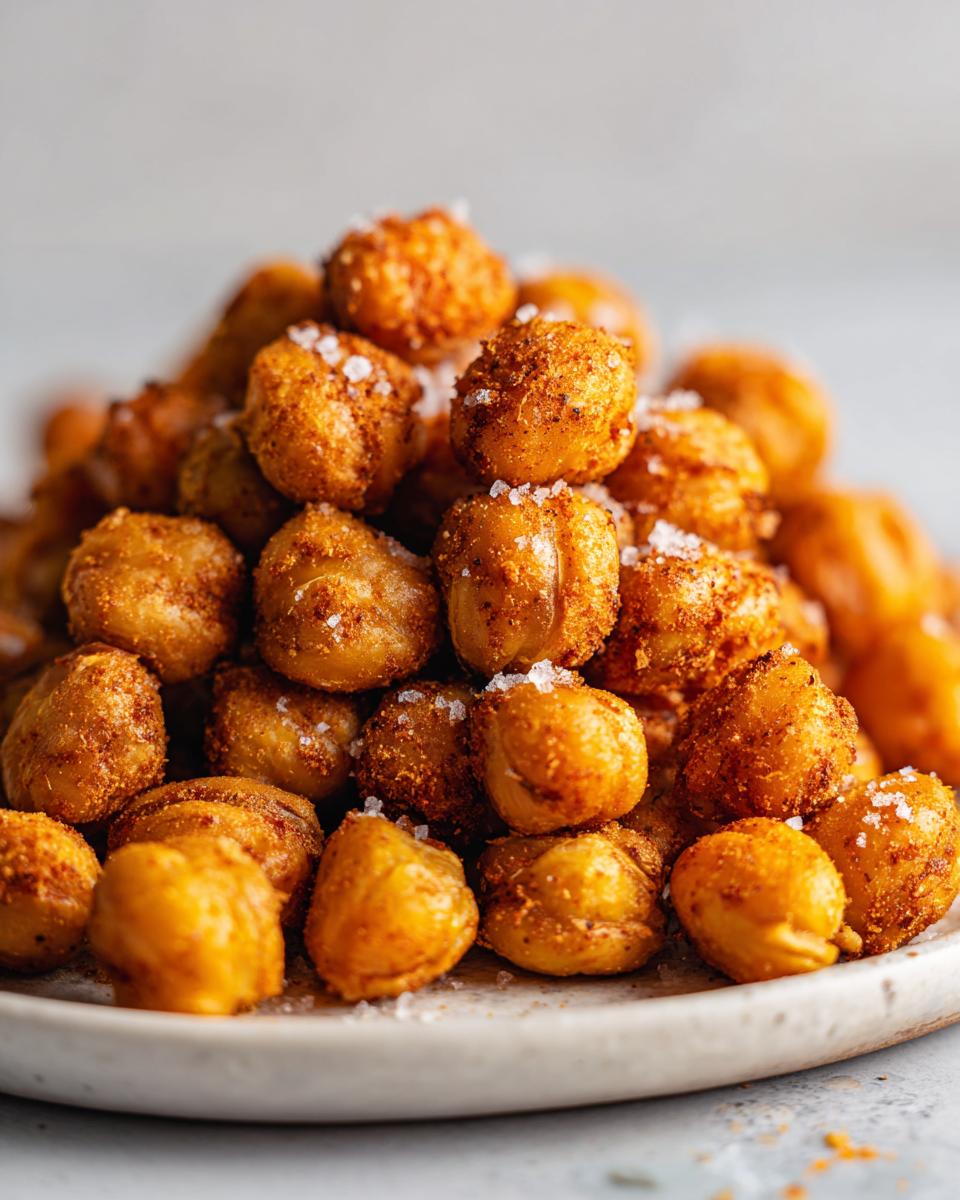 crispy roasted chickpeas - detail 1