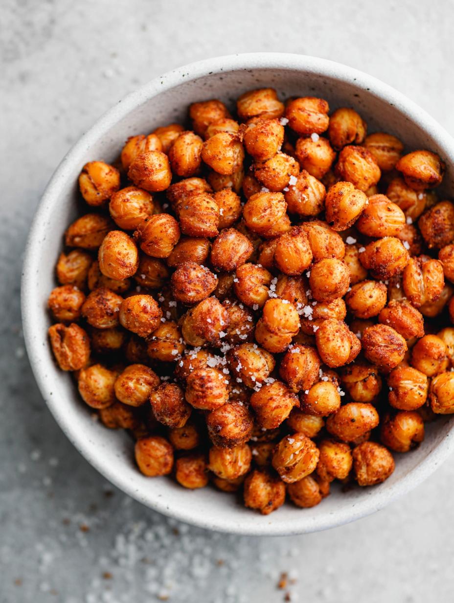 crispy roasted chickpeas - detail 2