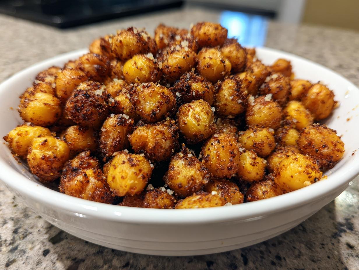 crispy roasted chickpeas