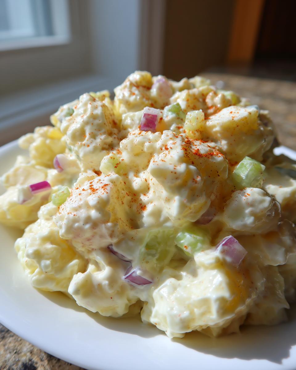 easy potato salad - detail 1