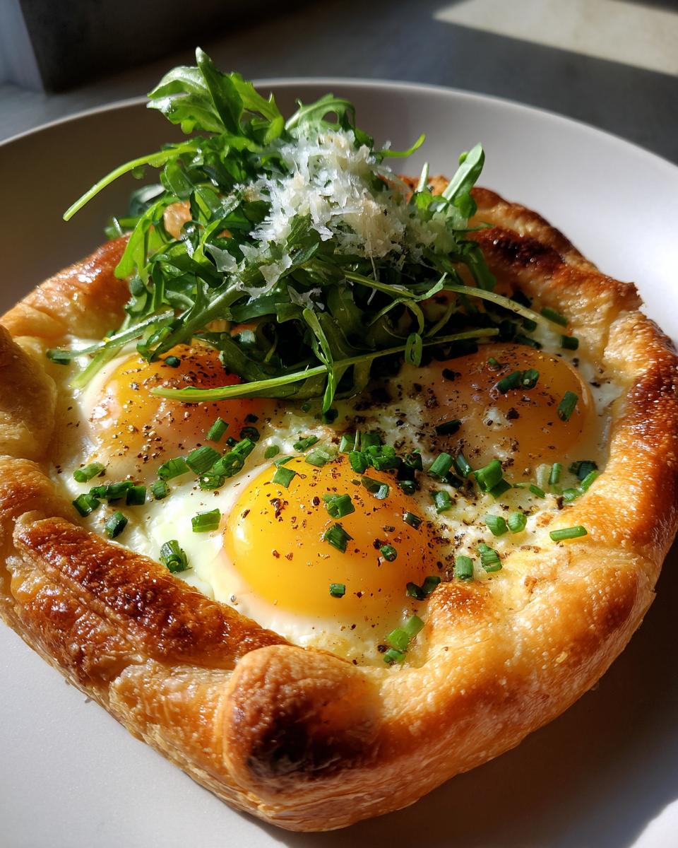 egg breakfast tart - detail 1