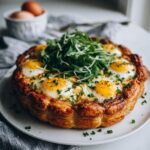 egg breakfast tart