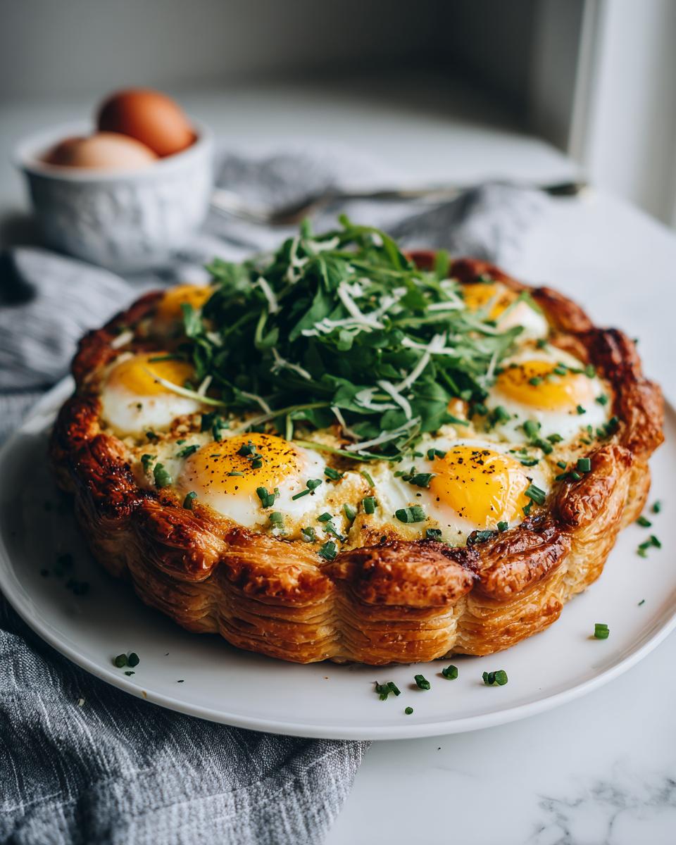 Amazing 30 Minute egg breakfast tart