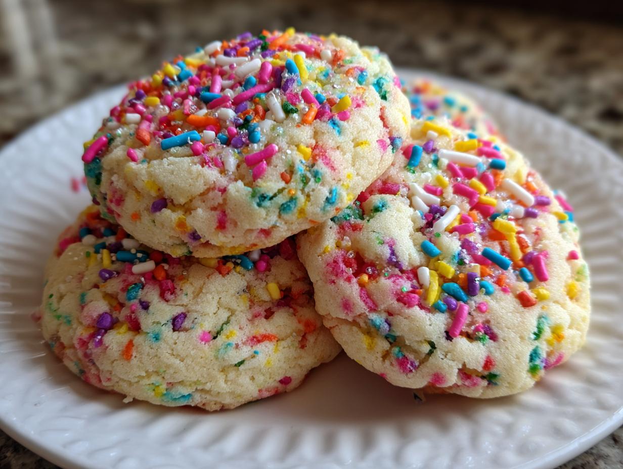 Guaranteed 24 soft funfetti cookies