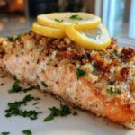 garlic butter baked salmon