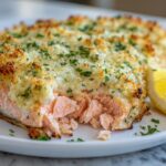 garlic parmesan crusted salmon