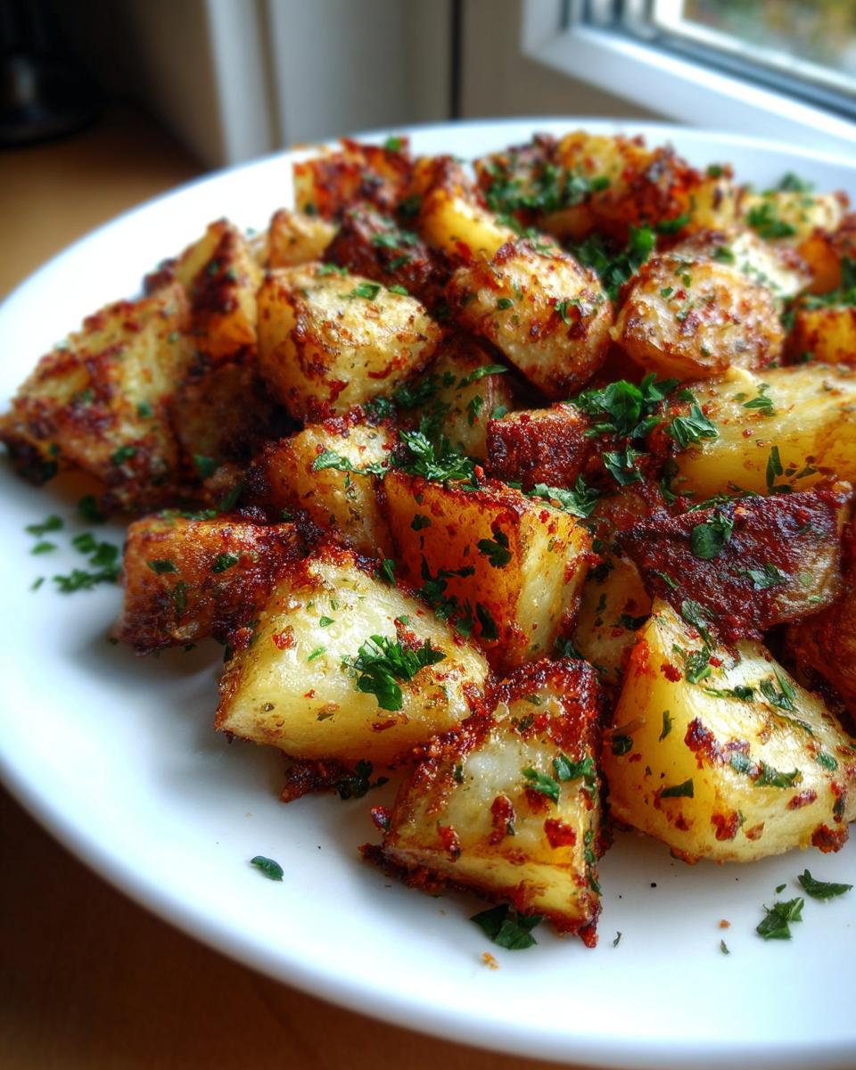 garlic parmesan roasted potatoes - detail 1