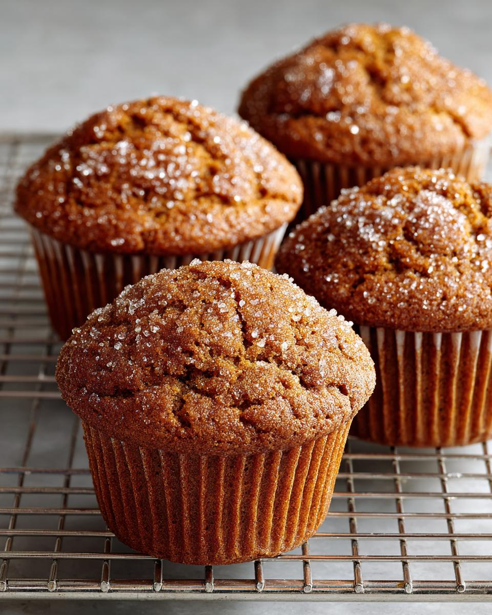 gingerbread muffins - detail 1