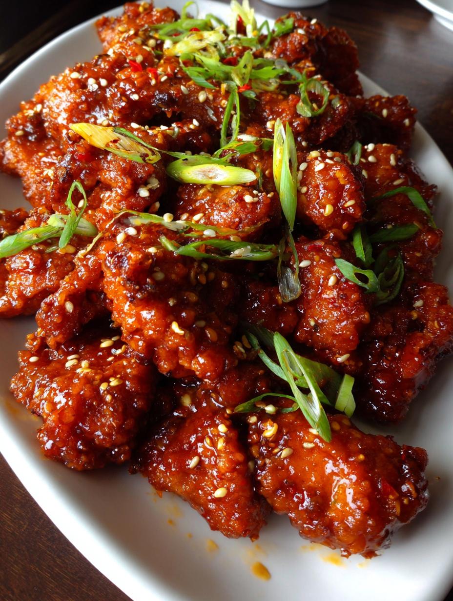 honey garlic chicken - detail 2