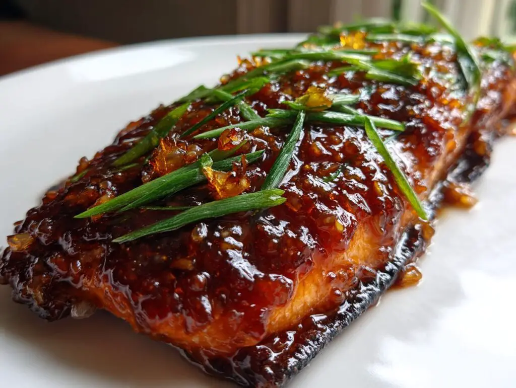 honey garlic salmon