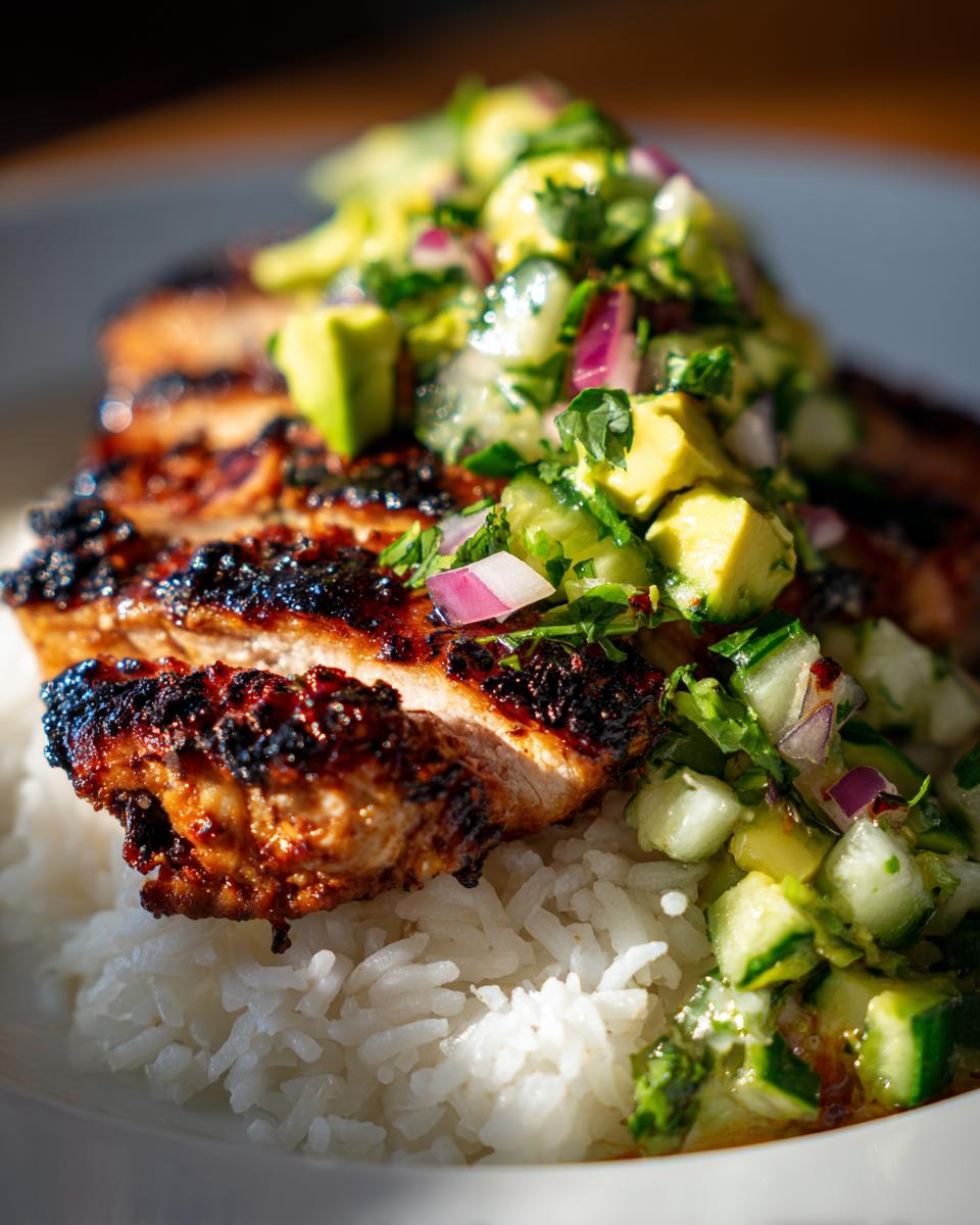 honey lime chicken - detail 1