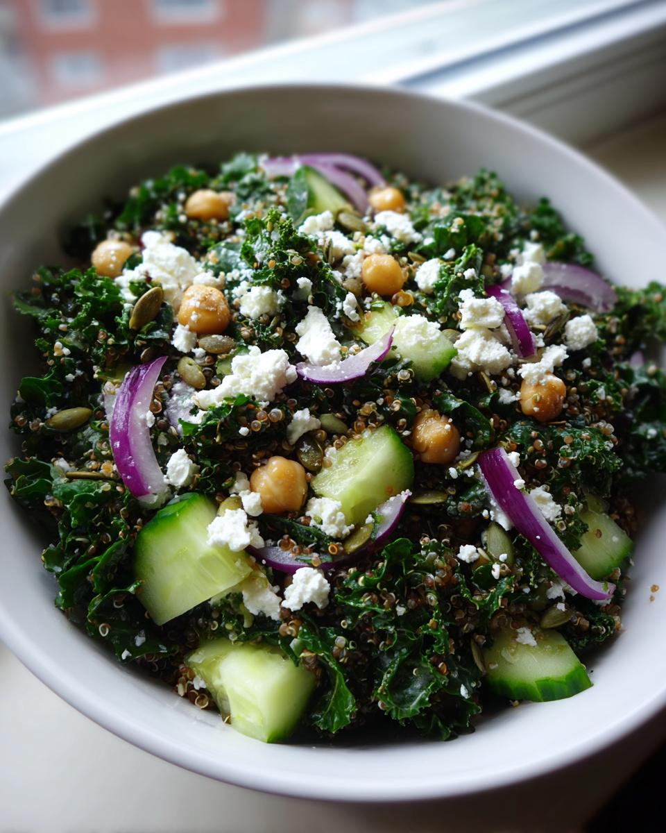 kale quinoa salad - detail 1