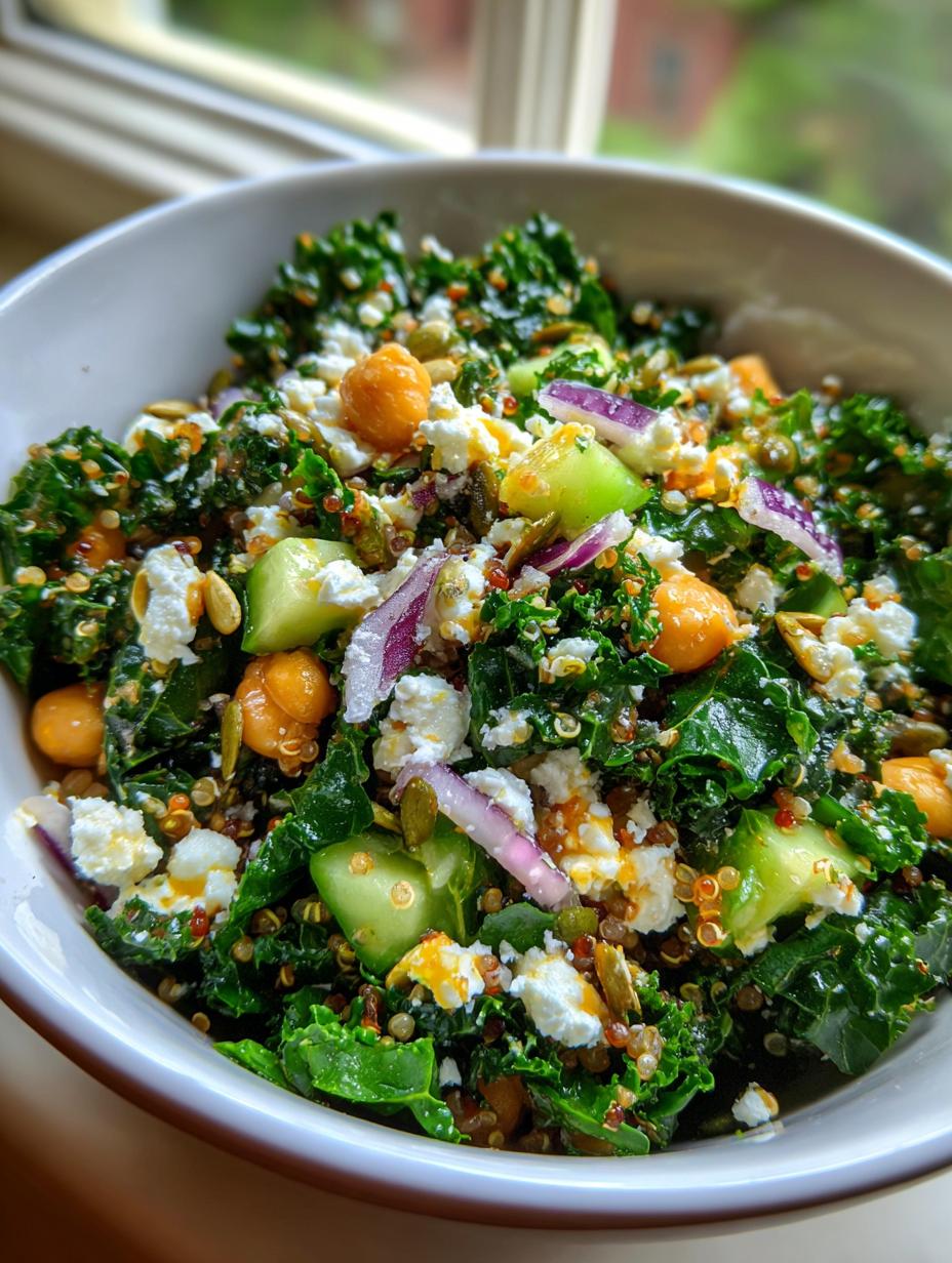 kale quinoa salad - detail 2