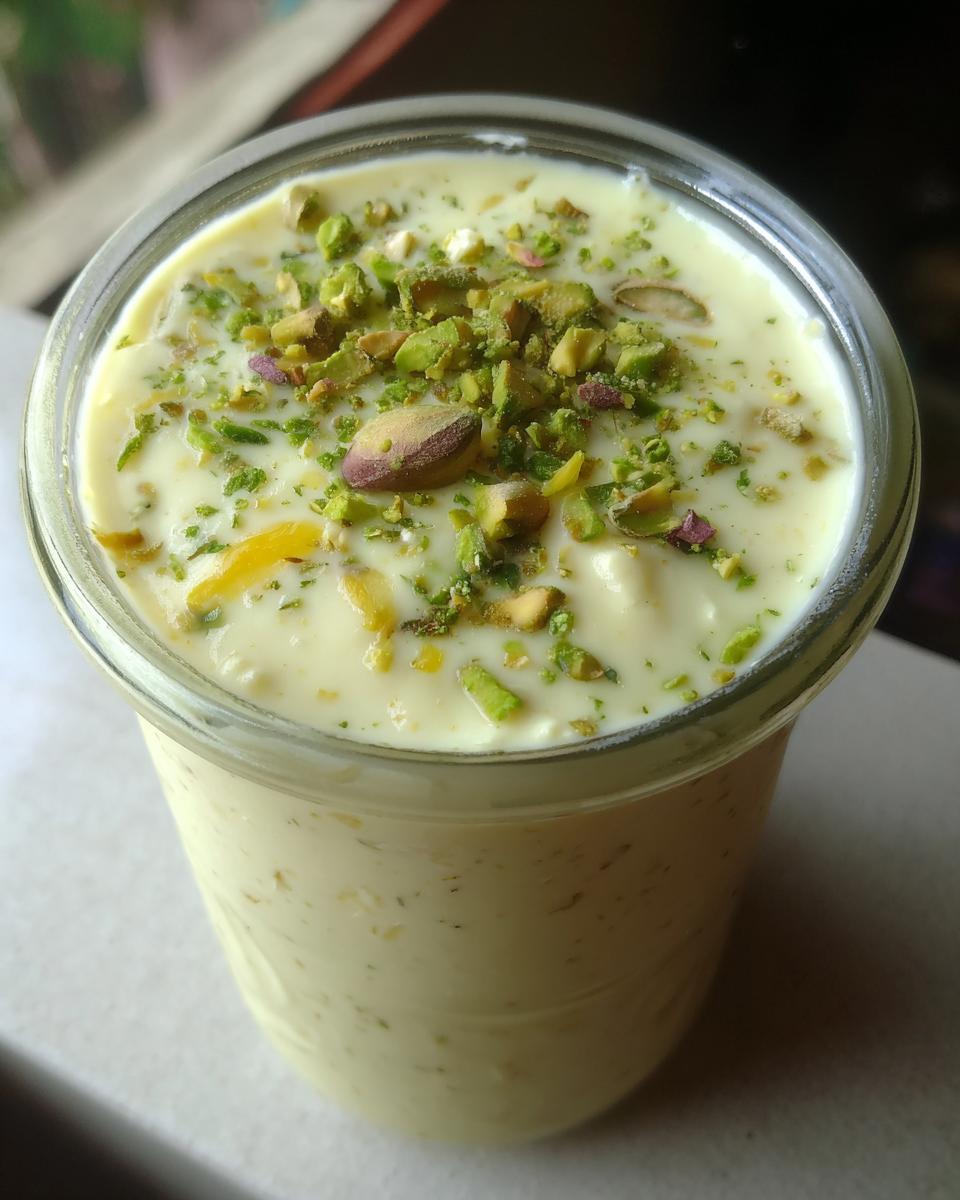 kulfi overnight oats - detail 1