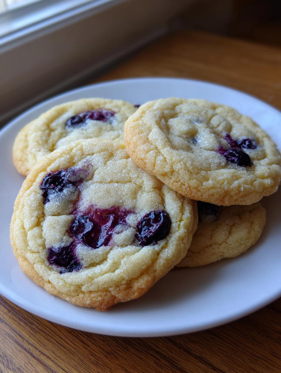 Amazing 1-Bowl lemon blueberry cookies 5 lemon blueberry cookies - detail 2