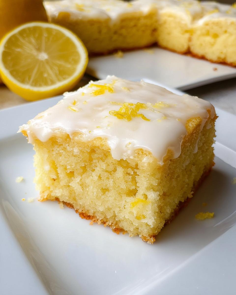 1 Bowl lemon brownies for 9 sweet treats 4 lemon brownies - detail 1