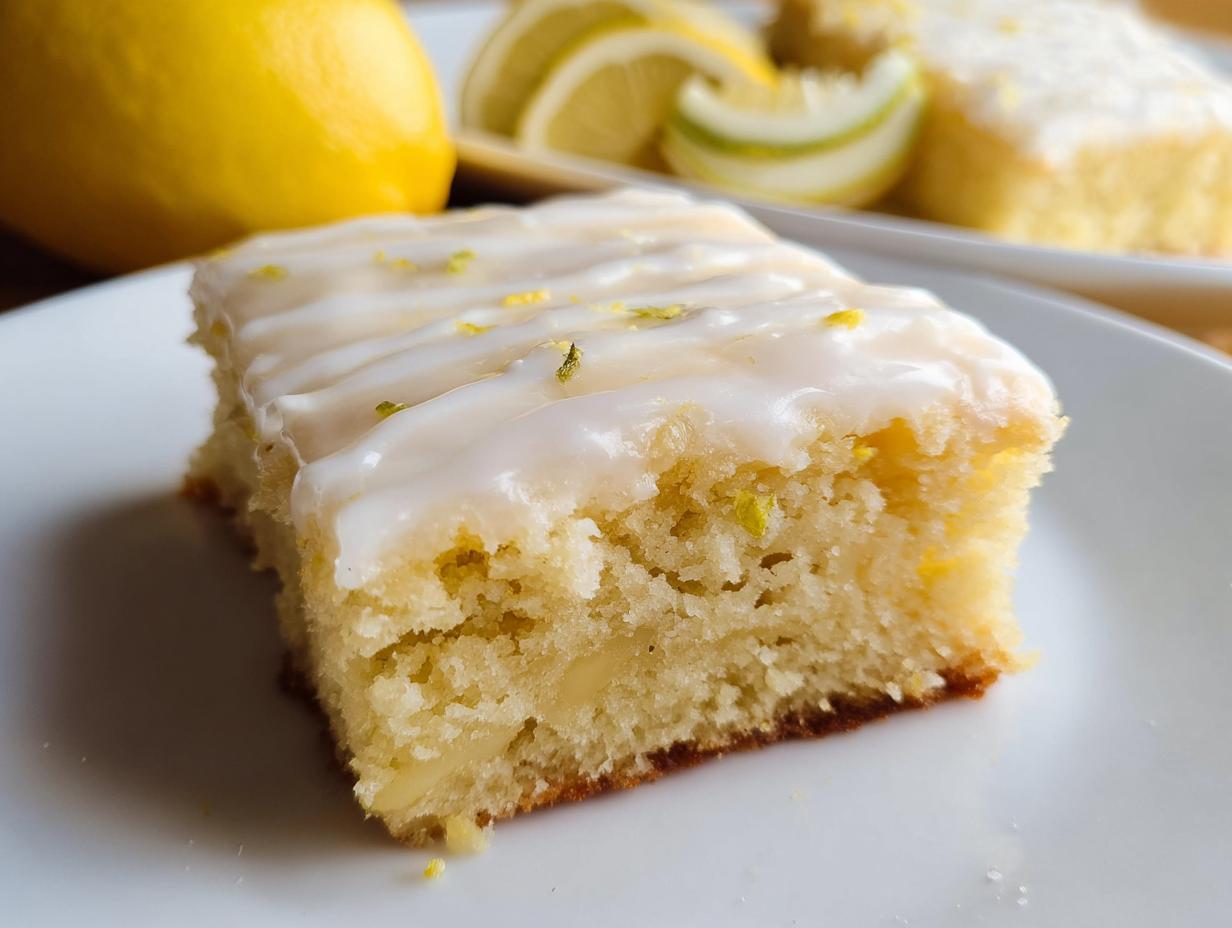 1 Bowl lemon brownies for 9 sweet treats