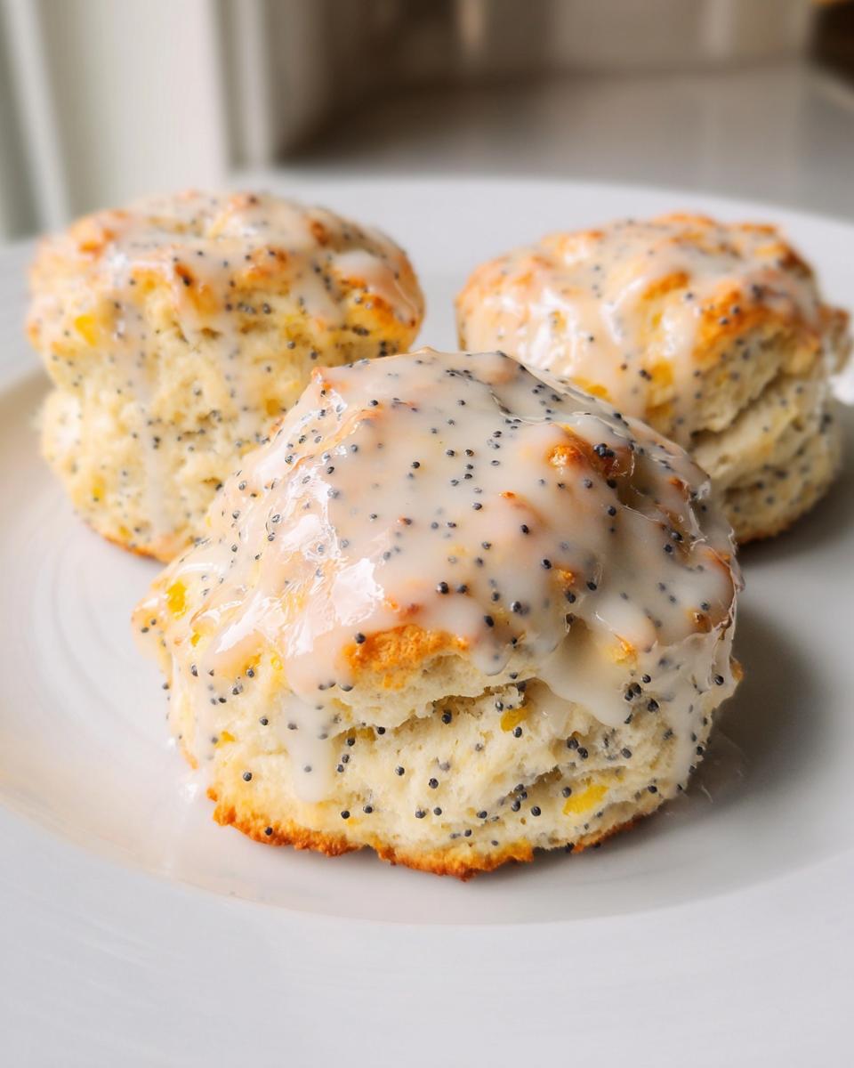 Amazing lemon poppy seed scones: 1 secret 4 lemon poppy seed scones - detail 1