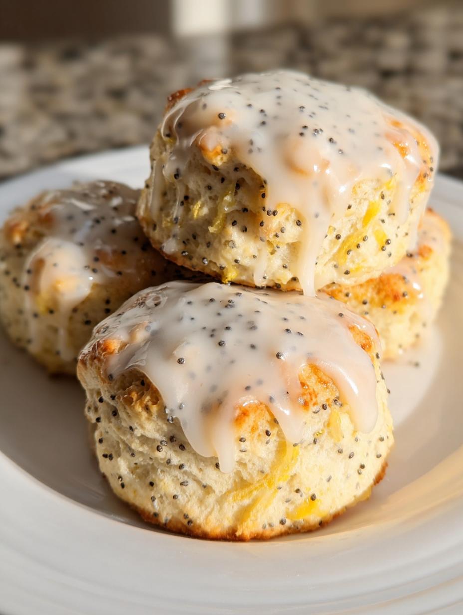 Amazing lemon poppy seed scones: 1 secret 5 lemon poppy seed scones - detail 2